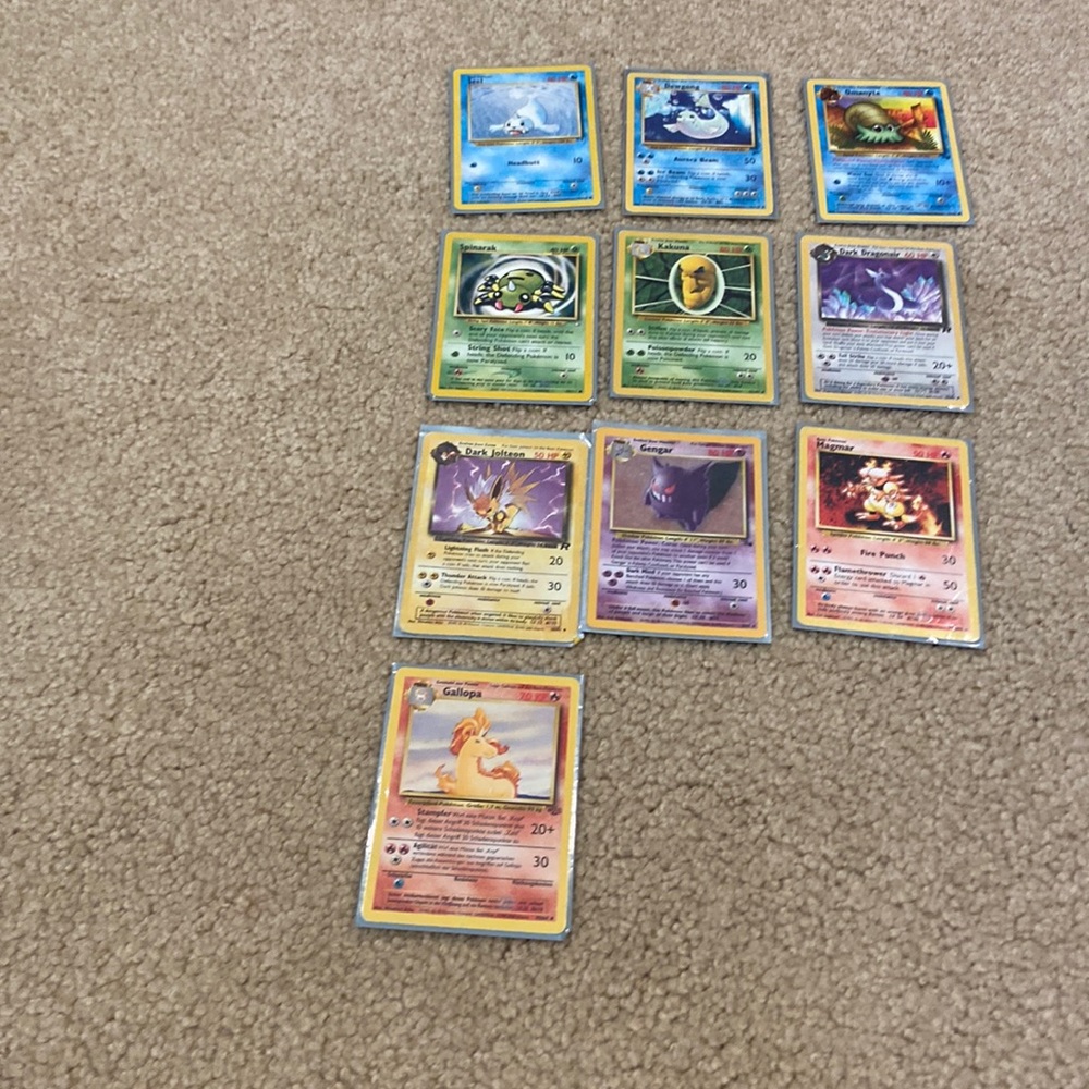 *RARE* 1995 Pokémon cards